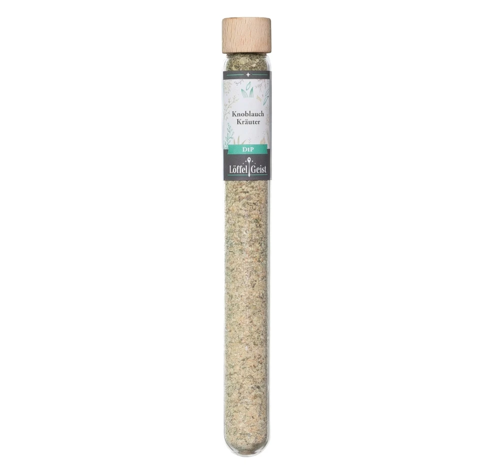 Knoblauch Kräuter Dip Textur